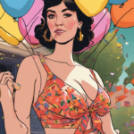 Rachel Sennott Celebrates 31st Birthday with Bold Fashion & Flashy Photos — AI-generated editorial illustration