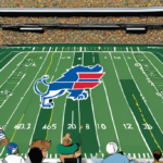 DraftKings Promo: Bet $1, Win $100 if Lions Score in TNF — AI-generated editorial illustration