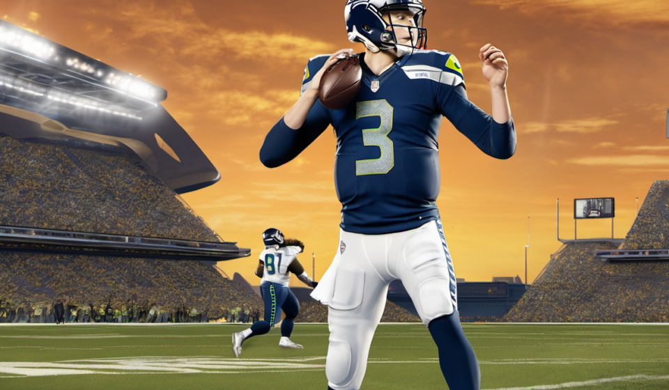 Drew Lock Steps In: 5 Key Facts About the Seahawks’ New Starting QB — AI-generated editorial illustration