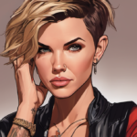 Ruby Rose Breaks Down Over Late Friend Hayden Panettiere — AI-generated editorial illustration