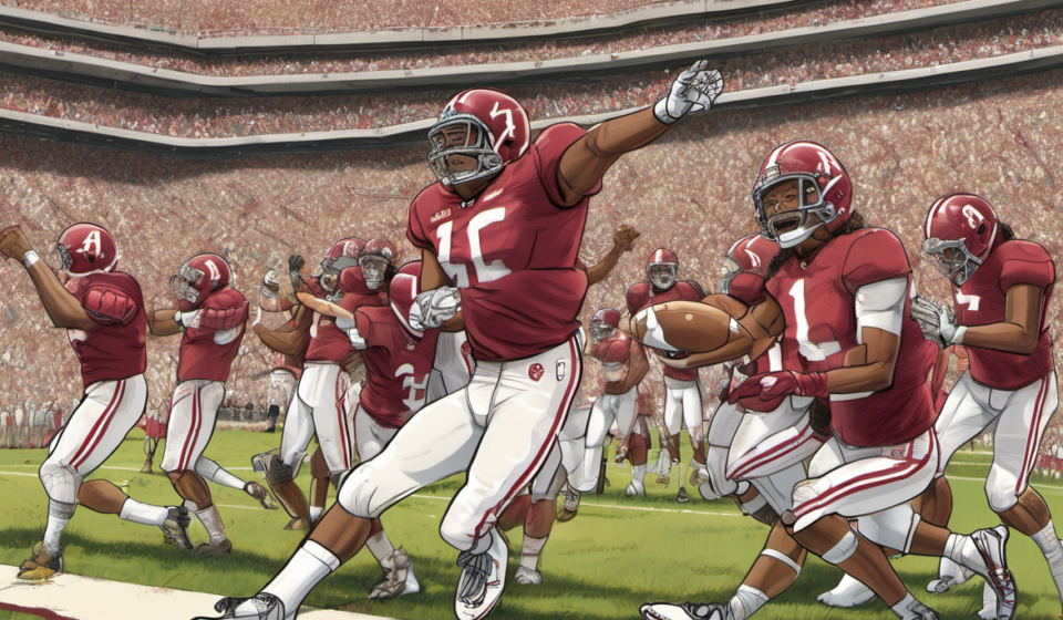 Alabama Rallies from 15‑Point Deficit to Beat Florida State in Offensive Thriller — AI-generated editorial illustration
