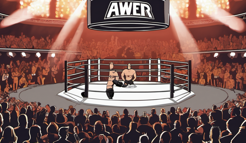 AEW Collision Viewership Drops Slightly on Sept. 12 Amid Andy Williams Tribute — AI-generated editorial illustration