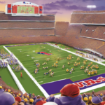 Ole Miss Upsets LSU 32-24, Dismantling Kiffin’s Return — AI-generated editorial illustration