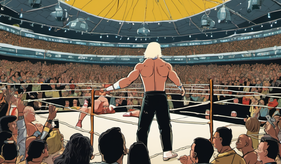 Jeff Jarrett’s Last‑Minute RevPro Spot Arrives Hours Before AEW All In — AI-generated editorial illustration