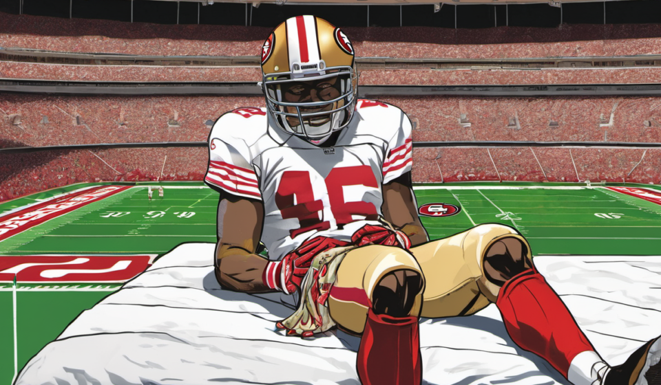 49ers WR De’Zhaun Stribling Undergoes Ankle Surgery, Could Miss Up To 10 Weeks — AI-generated editorial illustration