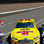Logano Dominates Bristol, Drivers Clash After the Checkered Flag — AI-generated editorial illustration