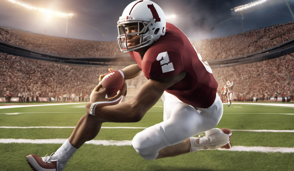 Trinidad Chambliss Surges to Heisman Lead After LSU Thriller — AI-generated editorial illustration