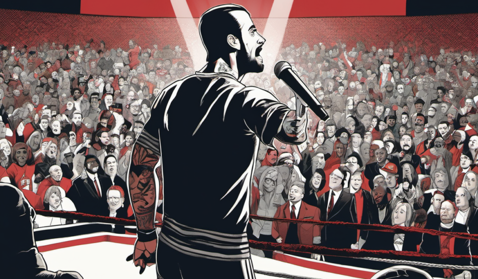 CM Punk Reveals Why Some Wrestlers Shine Beyond Skill — AI-generated editorial illustration
