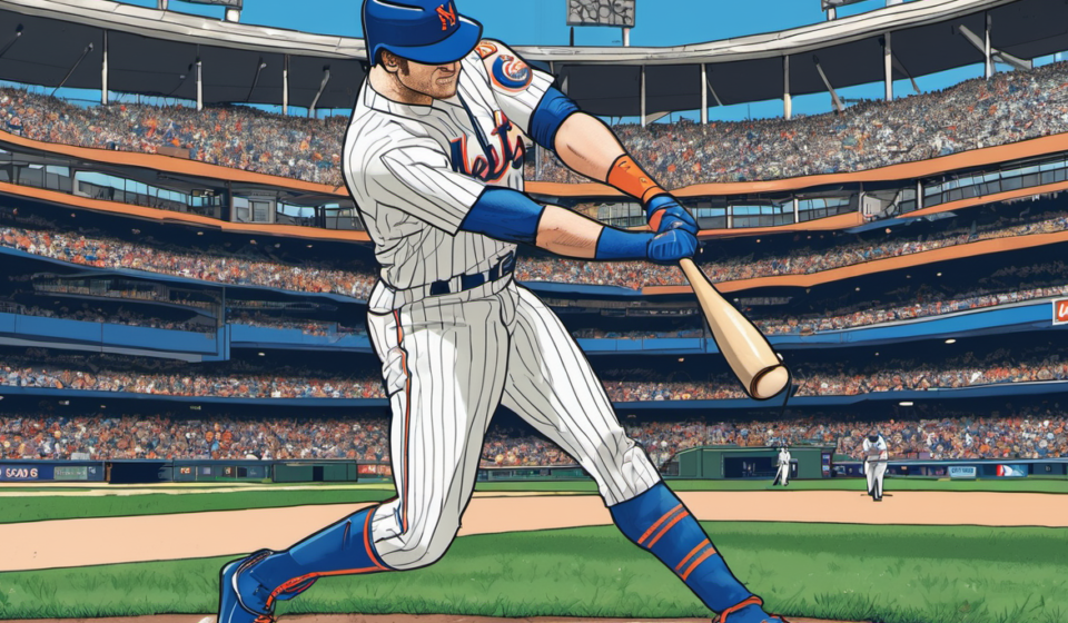 Pete Alonso’s 7‑Year Mets Journey: Home‑Run Highlights & Career Stats — AI-generated editorial illustration