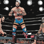 CM Punk, Lucha Bros Reunion Set for WWE & AAA Worlds Collide — AI-generated editorial illustration