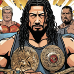 MVP Weighs In: Roman Reigns Lacks Cena‑Rock‑Austin‑Level Fame — AI-generated editorial illustration