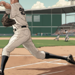 Former Blue Jays Pitcher Brian Wolfe Dies at 45 — AI-generated editorial illustration