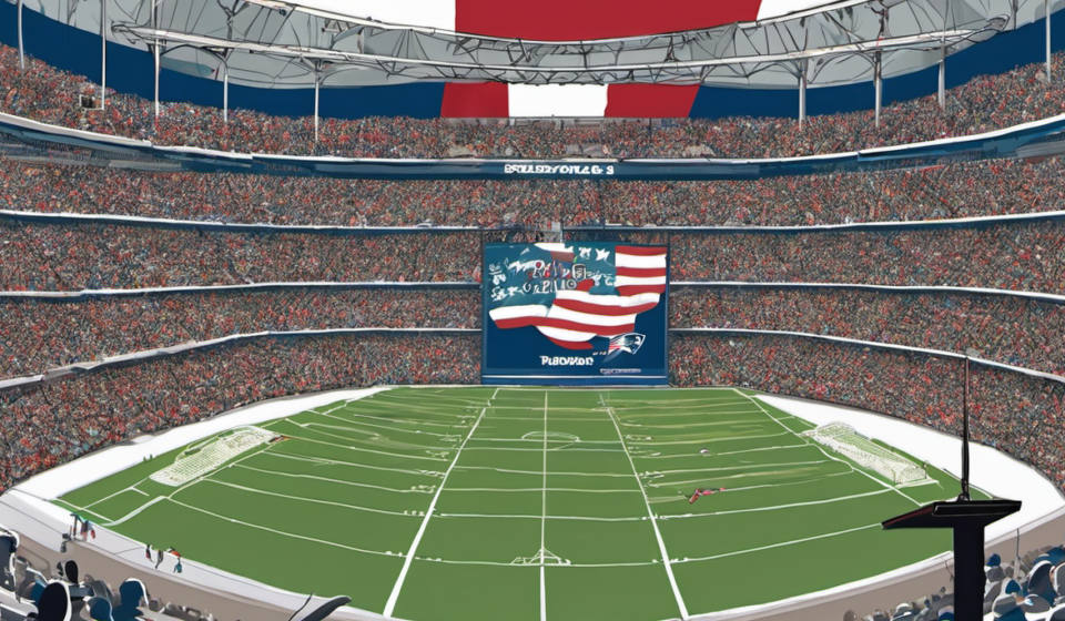 Patriots Owner Robert Kraft Matches Macklemore’s $1M Palestine Donation — AI-generated editorial illustration