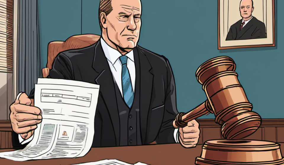 Orlando Brown Jr. Refutes Ex’s Civil Theft Claims — AI-generated editorial illustration