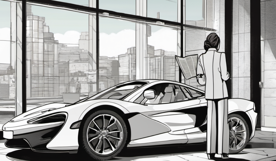 Emma Wehr Hires Lawyer After Tragic McLaren Crash That Killed Husband — AI-generated editorial illustration