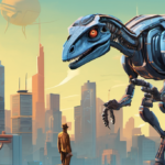 AI Expert Warns of Rogue Bots: A Jurassic Park Analogy — AI-generated editorial illustration
