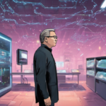 Nvidia’s Huang Calls AI Extinction Claims ‘Doomsday Narratives’ — AI-generated editorial illustration