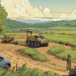Lucas Museum of Narrative Art: A New Hub for Storytelling Illustration — AI-generated editorial illustration