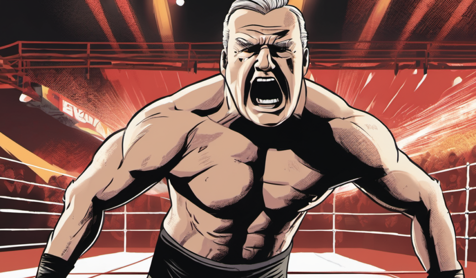 Rush Denies Injury‑Prone Rumors Amid AEW Absences — AI-generated editorial illustration