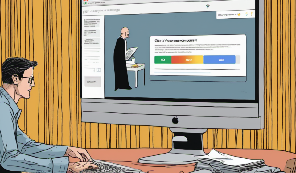 Scammers Use Google Ads to Hijack Bank Logins — AI-generated editorial illustration