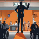 Carrot Top’s Luxor Show Canceled While He Remains Hospitalized — AI-generated editorial illustration