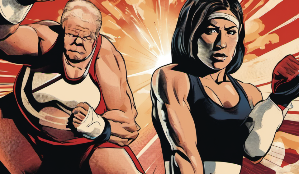 Nattie Aims to Be the Modern-Day Heel of Women’s Wrestling — AI-generated editorial illustration