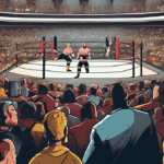 North Wrestling Announces Thunderstruck 4 for Oct. 24 at Walker Dome — AI-generated editorial illustration