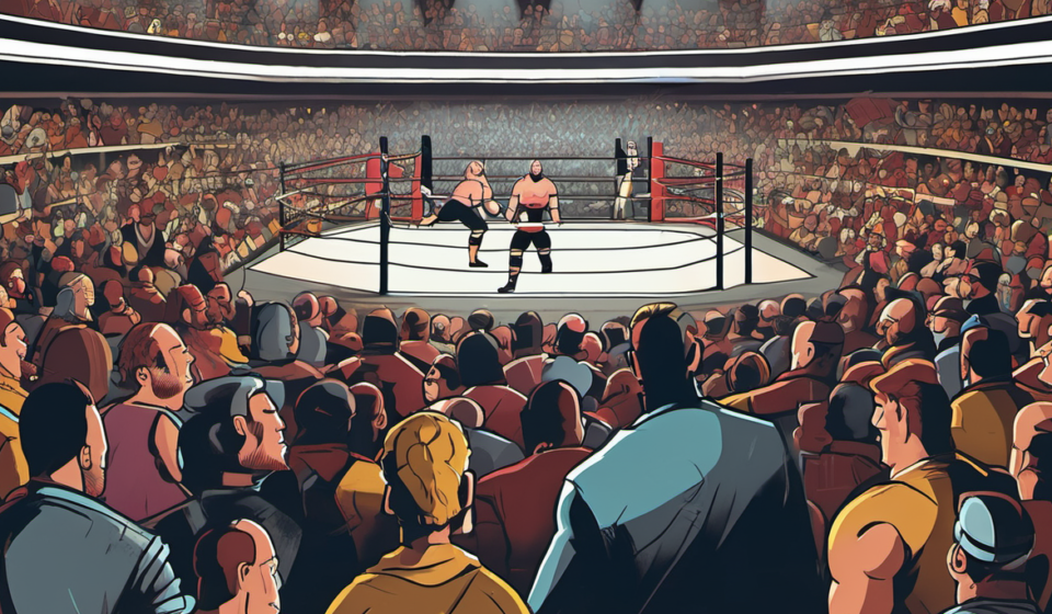 North Wrestling Announces Thunderstruck 4 for Oct. 24 at Walker Dome — AI-generated editorial illustration